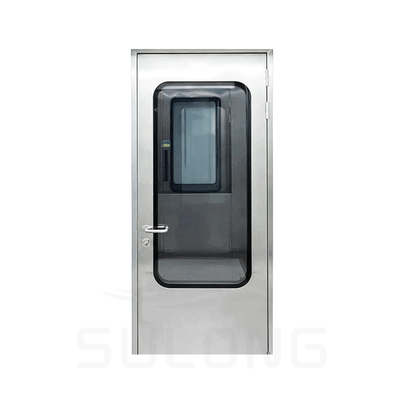 Porte de salle blanche en acier inoxydable